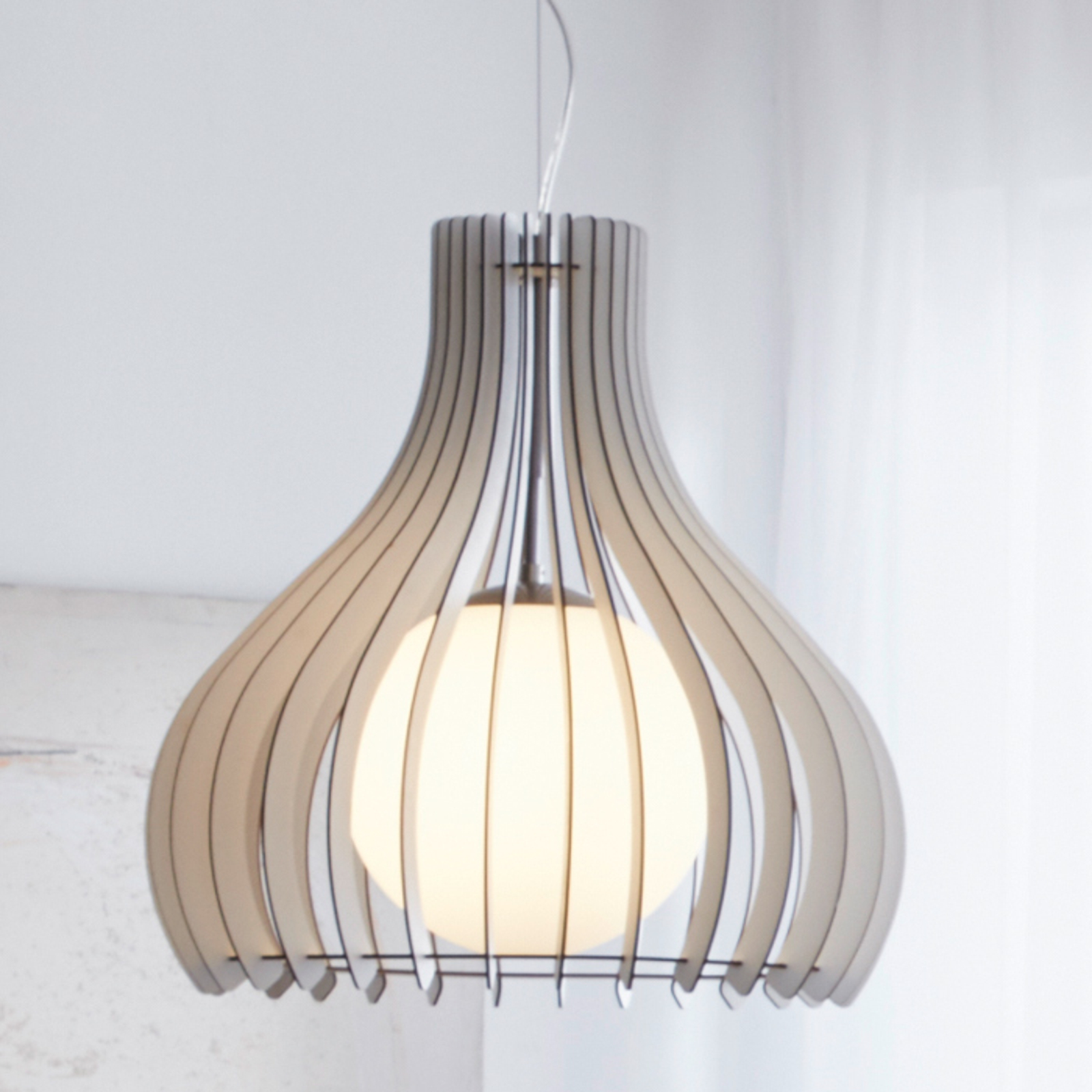 EGLO Wonderful Tindori hanging lamp, made of wood, for Living / Dining Room, steel, wood, glass, E27, 60 W