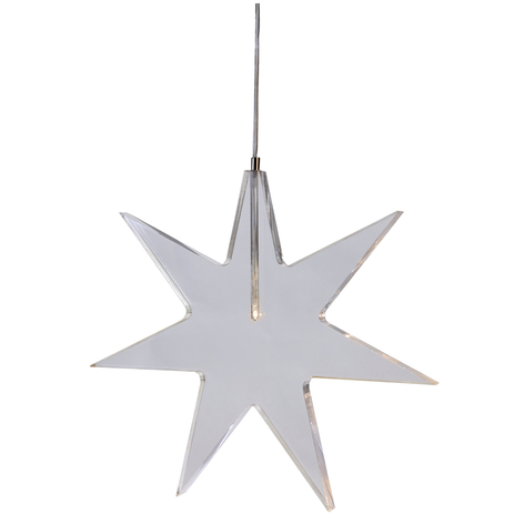 Transparante ster -sfeerverlichting Karla
