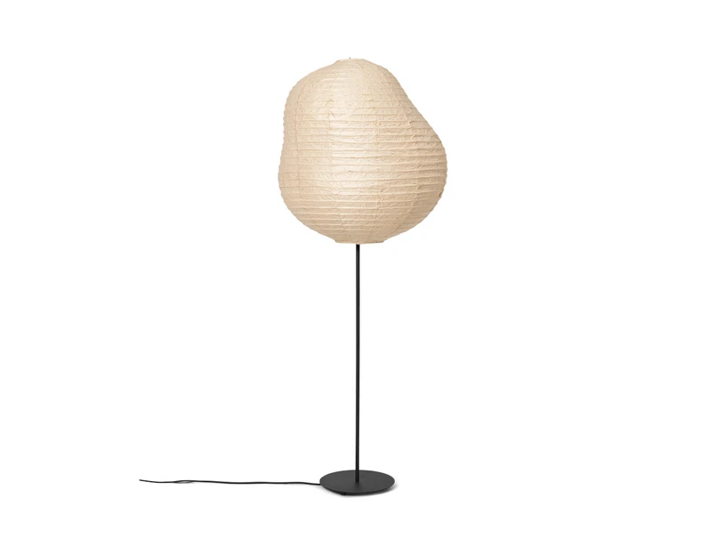 ferm LIVING – Kurbis Golvlampa Tall Natural/Svart