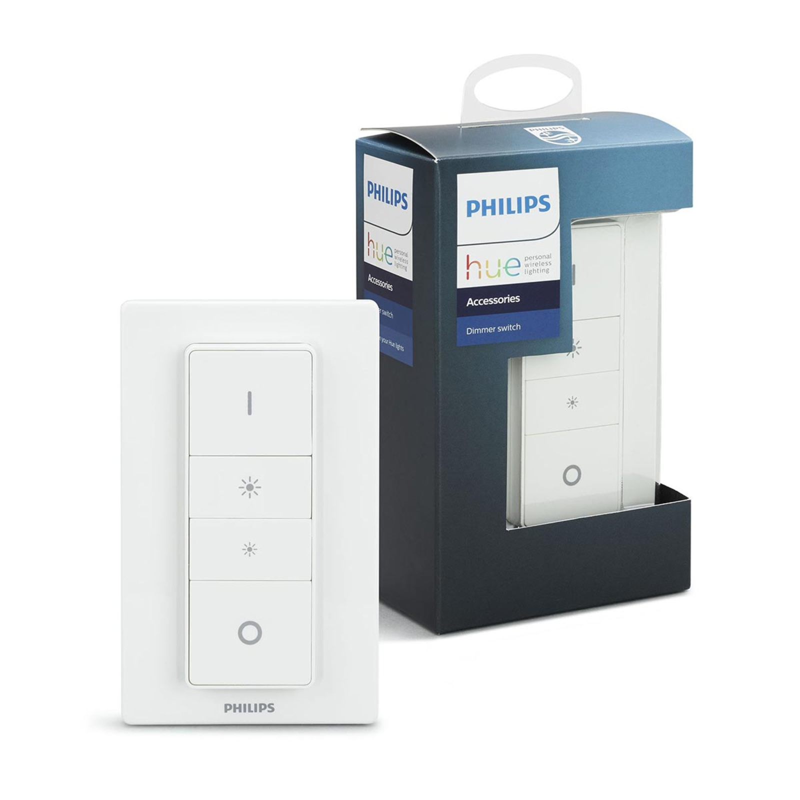 PHILIPS HUE Philips Hue wireless dimmer switch, plastic, W: 3.5 cm, H: 9.2 cm