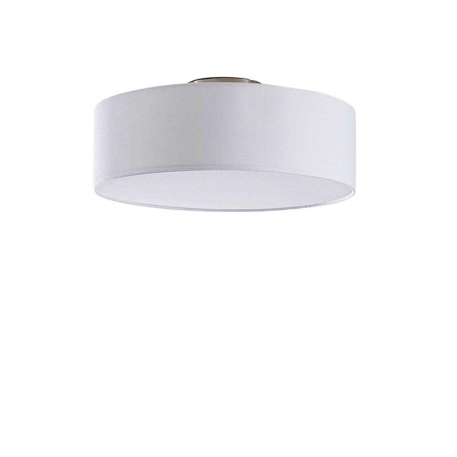 Sebatin Ceiling Lamp Ø40 White/Nickel - Lindby