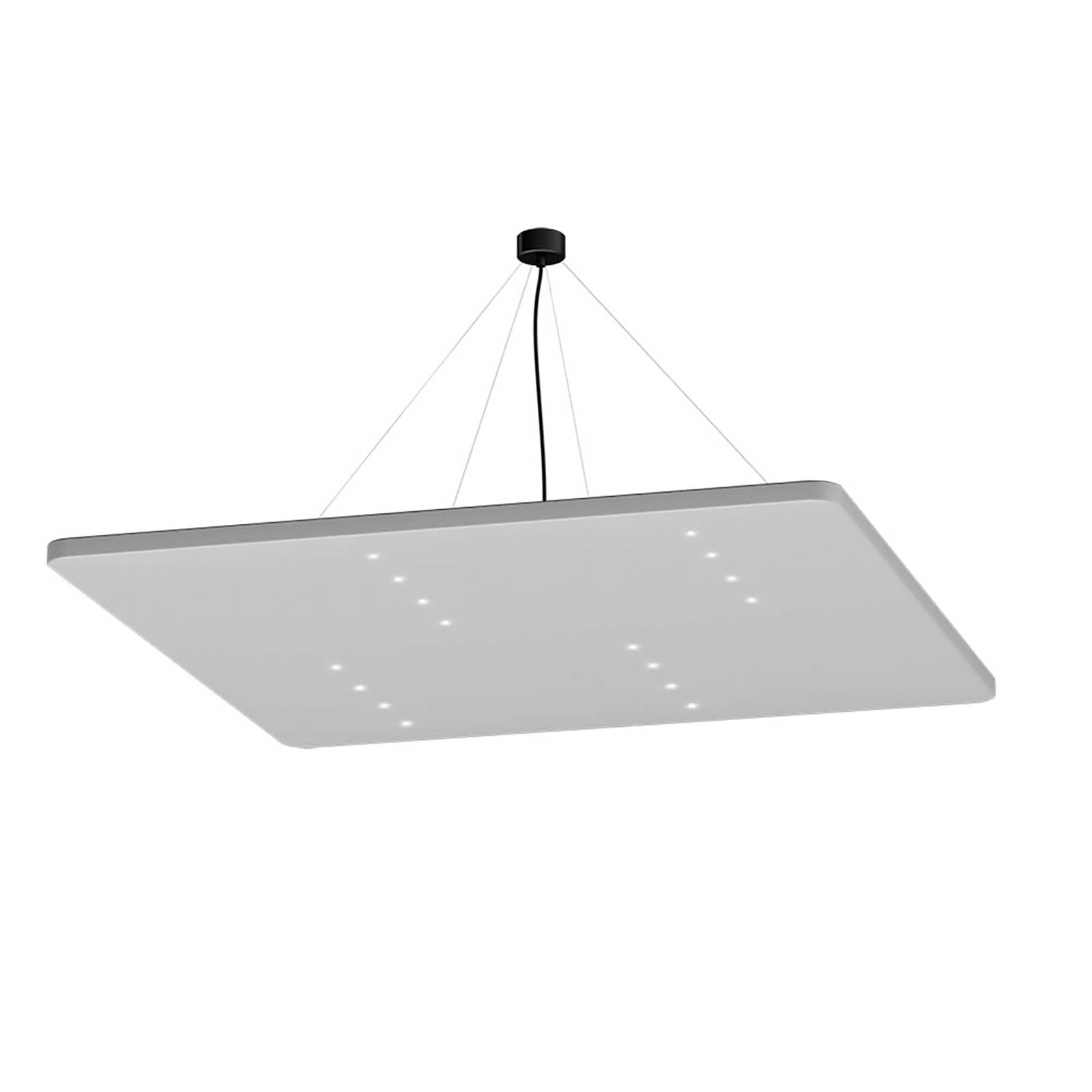 LEDWORKS Sono-LED Square 16 suspendu 930 38° blanc