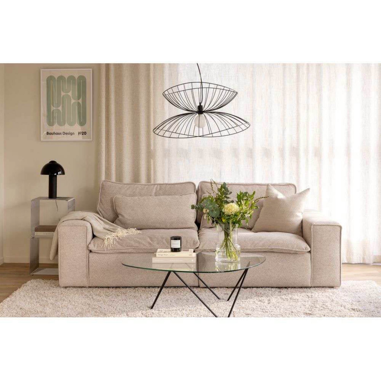 Globen Lighting Pendelleuchte RAY, schwarz, Ø 70 cm Globen Lighting Pendelleuchte RAY, schwarz, Ø 70 cm