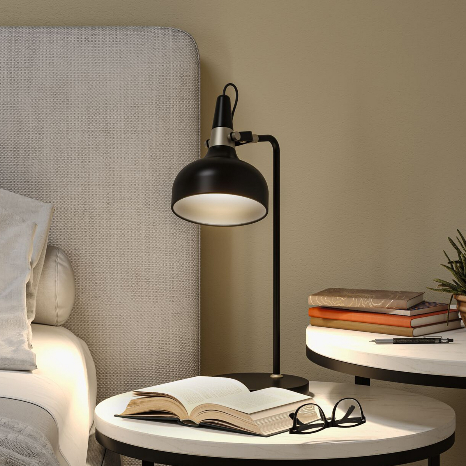 Paulmann Juna STYLE table lamp, black, height 51 cm, metal Paulmann Juna STYLE table lamp, black, height 51 cm, metal