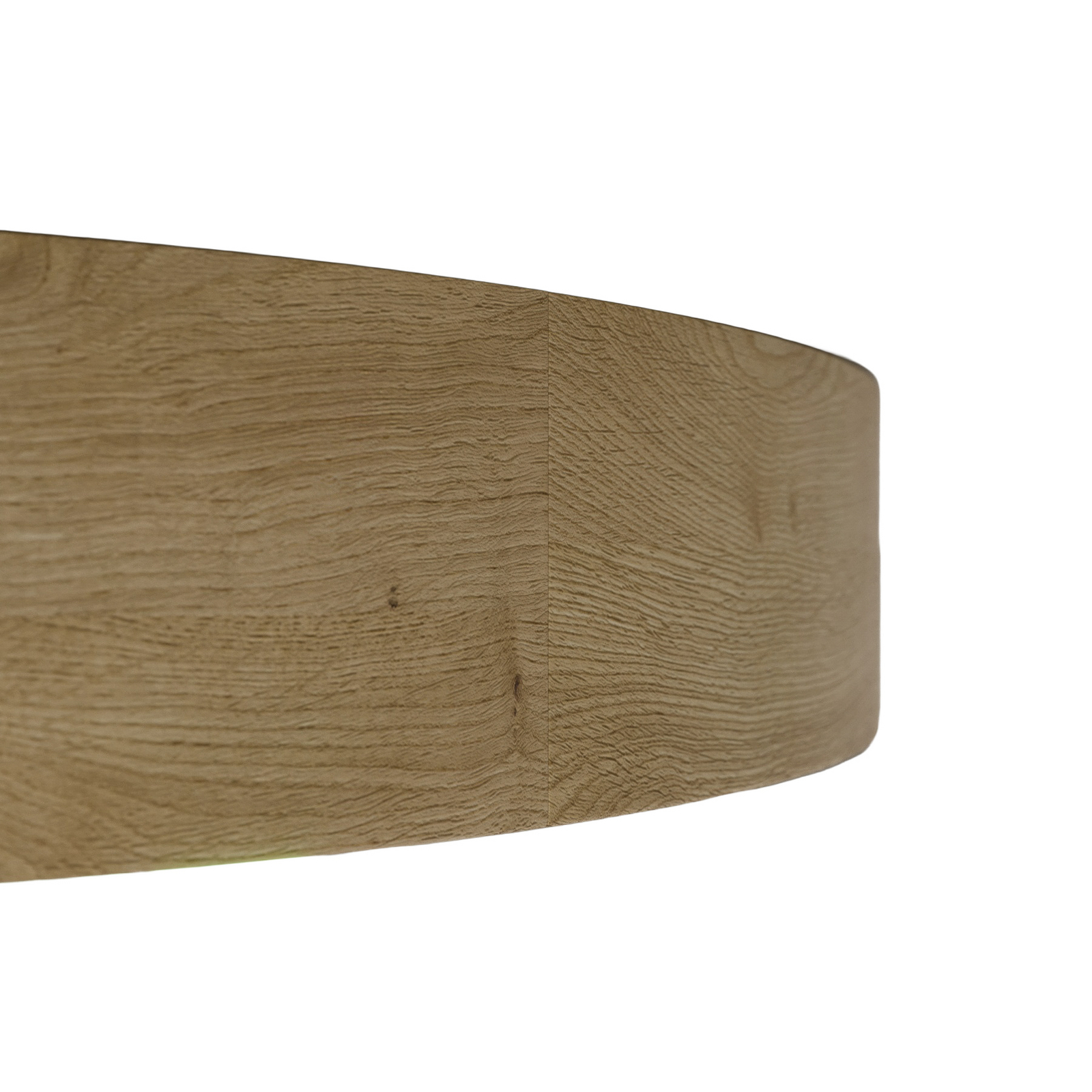 Plafoniera Cleo, Ø 48 cm, a 4 luci, legno di quercia, E27 Plafoniera Cleo, Ø 48 cm, a 4 luci, legno di quercia, E27