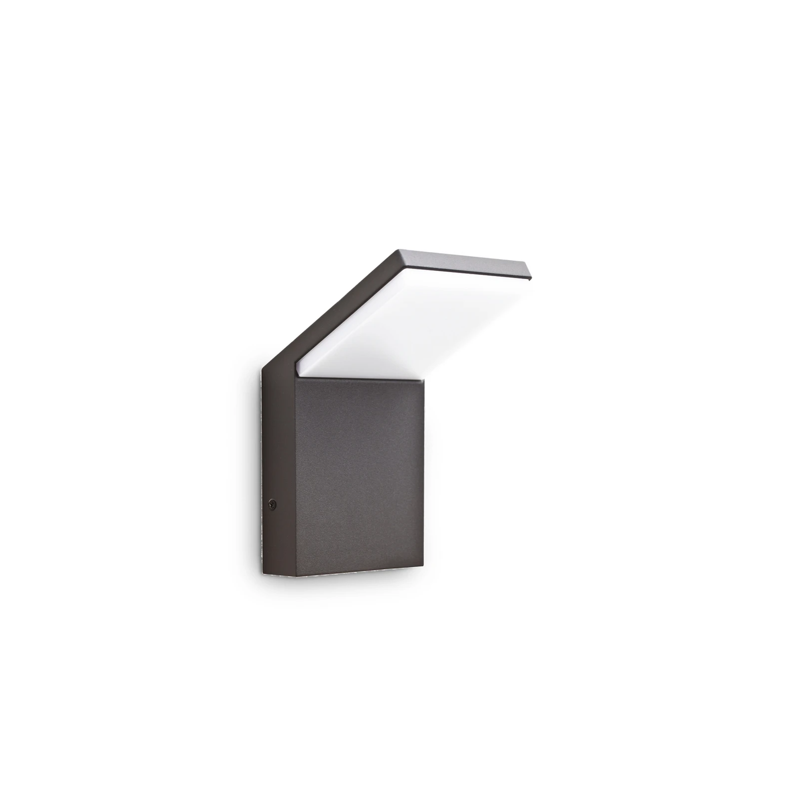 Ideal Lux LED-Außenwandleuchte Style anthrazit, Alu, 4.000 K