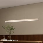 LED pakabinama lempa Silvano, smėlio spalvos, ilgis 115 cm, CCT, jutiklinis