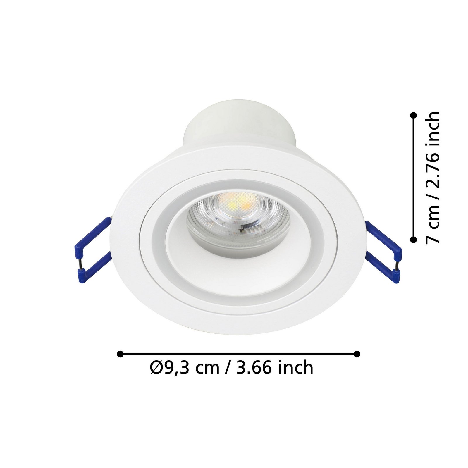 EGLO connect Smart-LED-Leuchte Carosso-Z, Ø 9cm, weiß