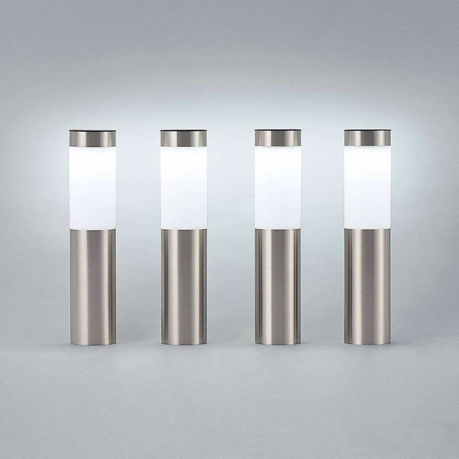 Sirita Solární Článek Lampa 4 pcs. H31 Silver - Lindby