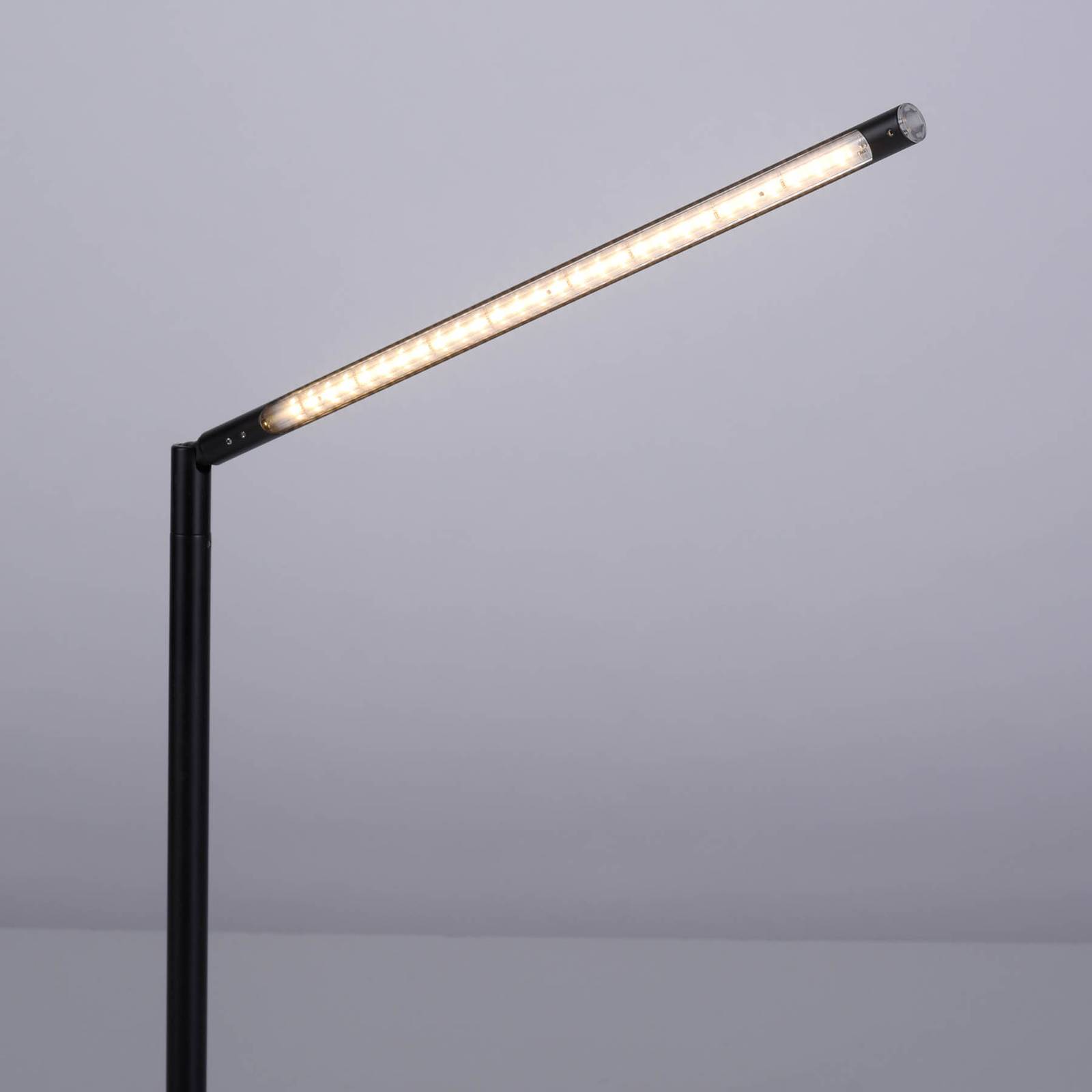 Just light. led asztali lámpa dawda, fényerőszabályozható, fekete