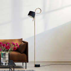 HAY Rope Trick piantana LED, paralume regolabile