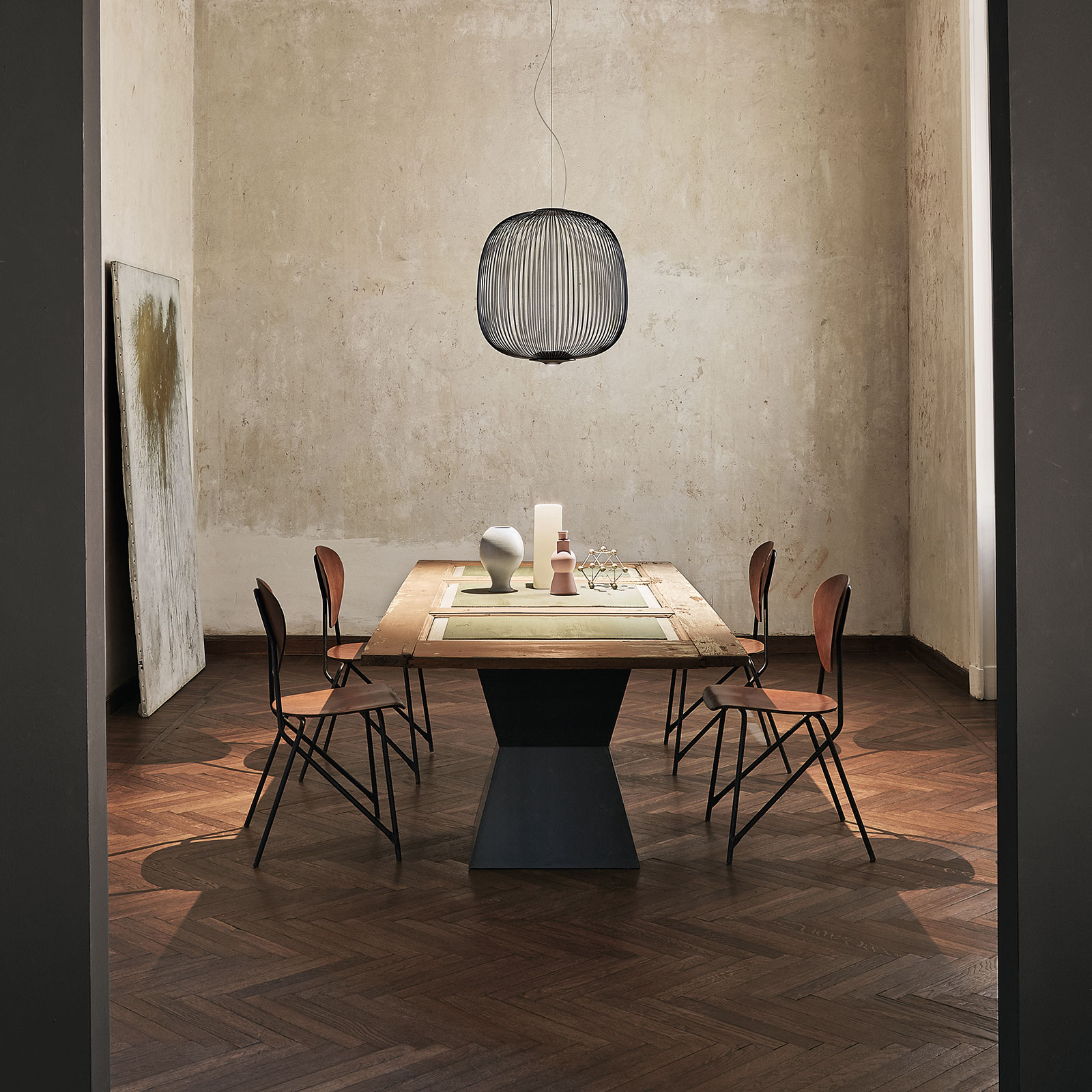 Foscarini MyLight Spokes 2 midi LED-Hängelampe