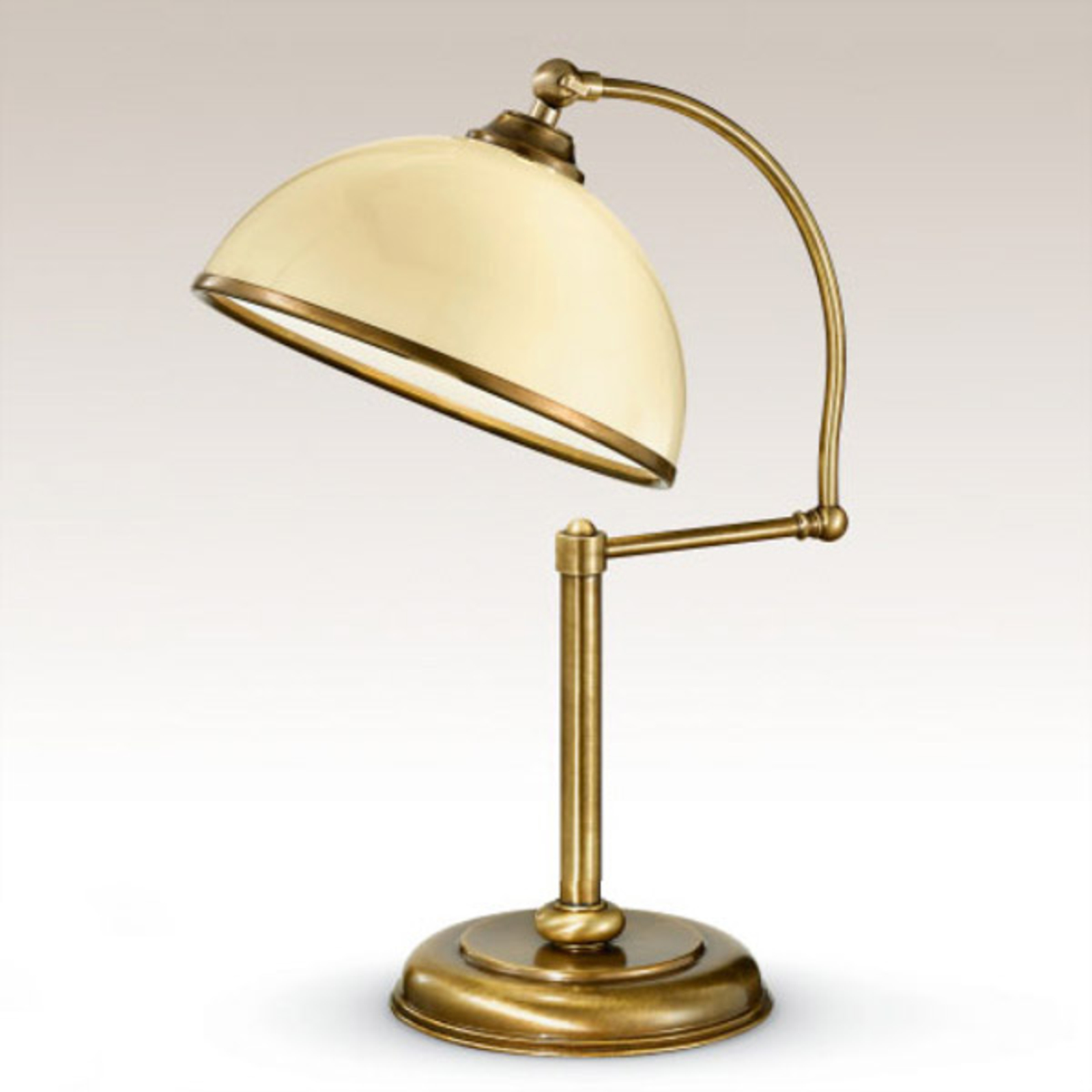Lámpara de mesa ajustable La Botte marfil