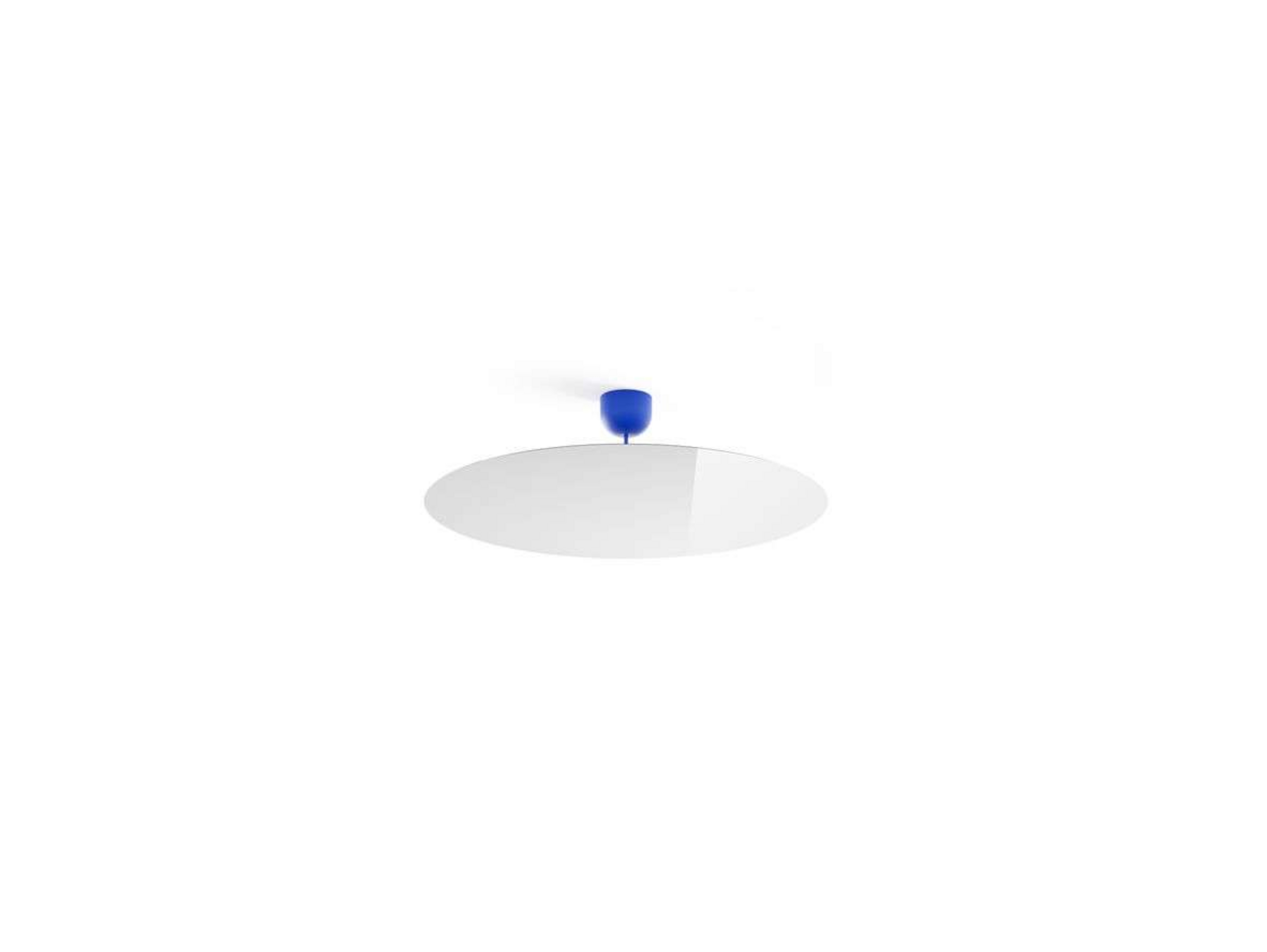 Millimetro Lámpara de Techo H23 Ø85 Royal Blue/Mirror - Luceplan