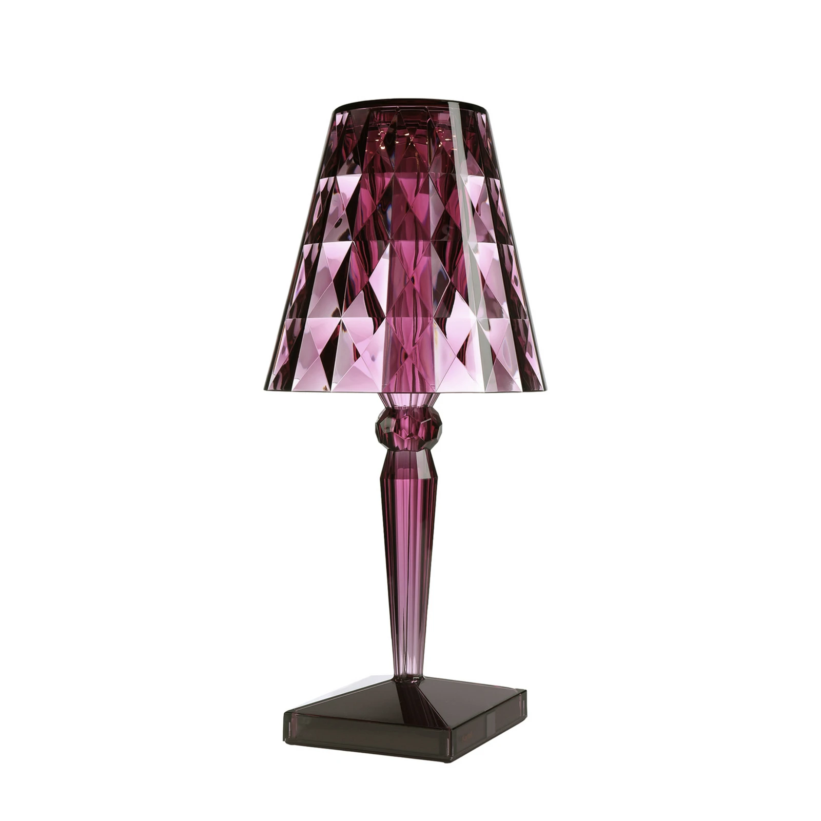 Kartell Big Battery - Galda lampa IP54, plūme