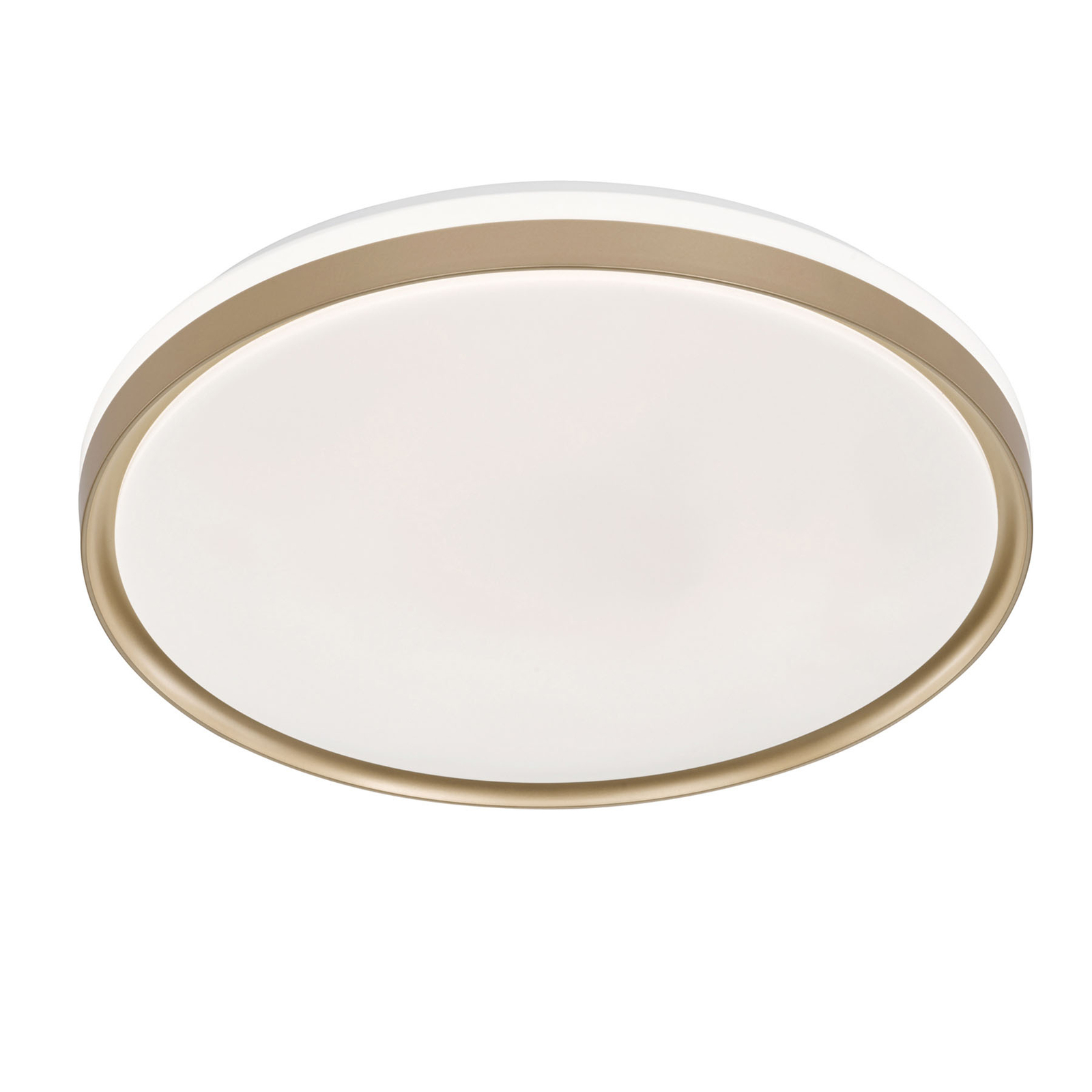 LED-taklampa Jaso BS, Ø 49 cm, guld