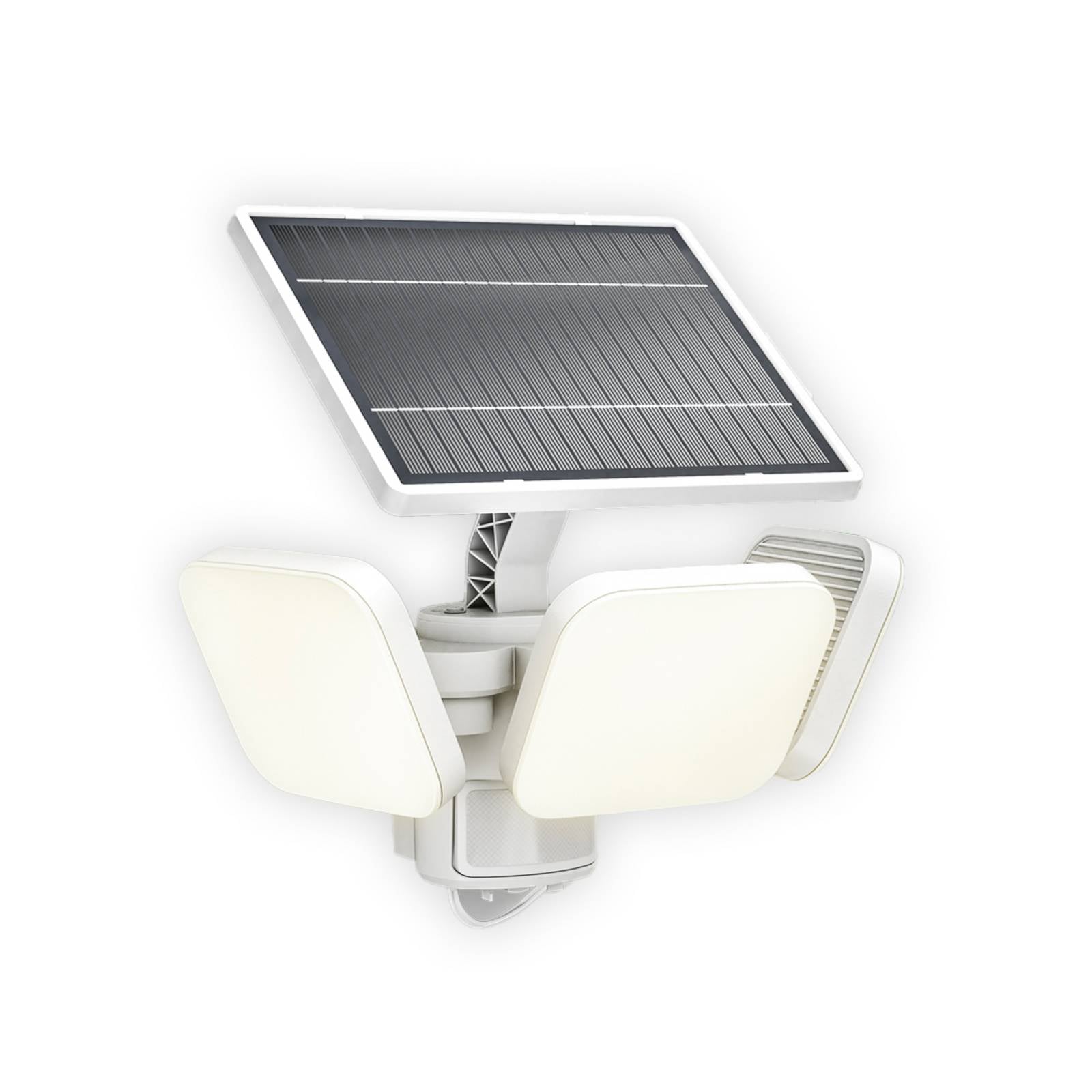 Philips LED-solcellslampa Zyren, vit, 3 000 K, sensor, IP65