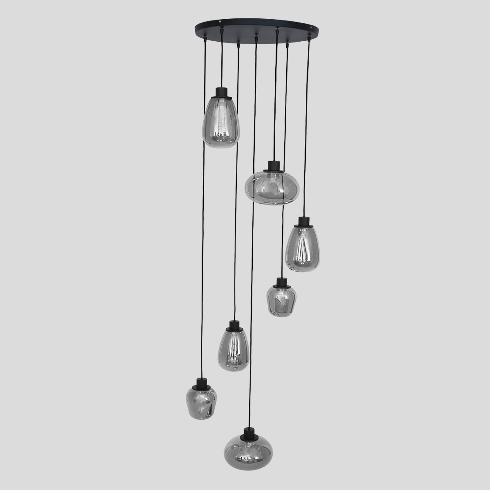 Hanglamp Reflexion, 7-lamps Ø 55 cm