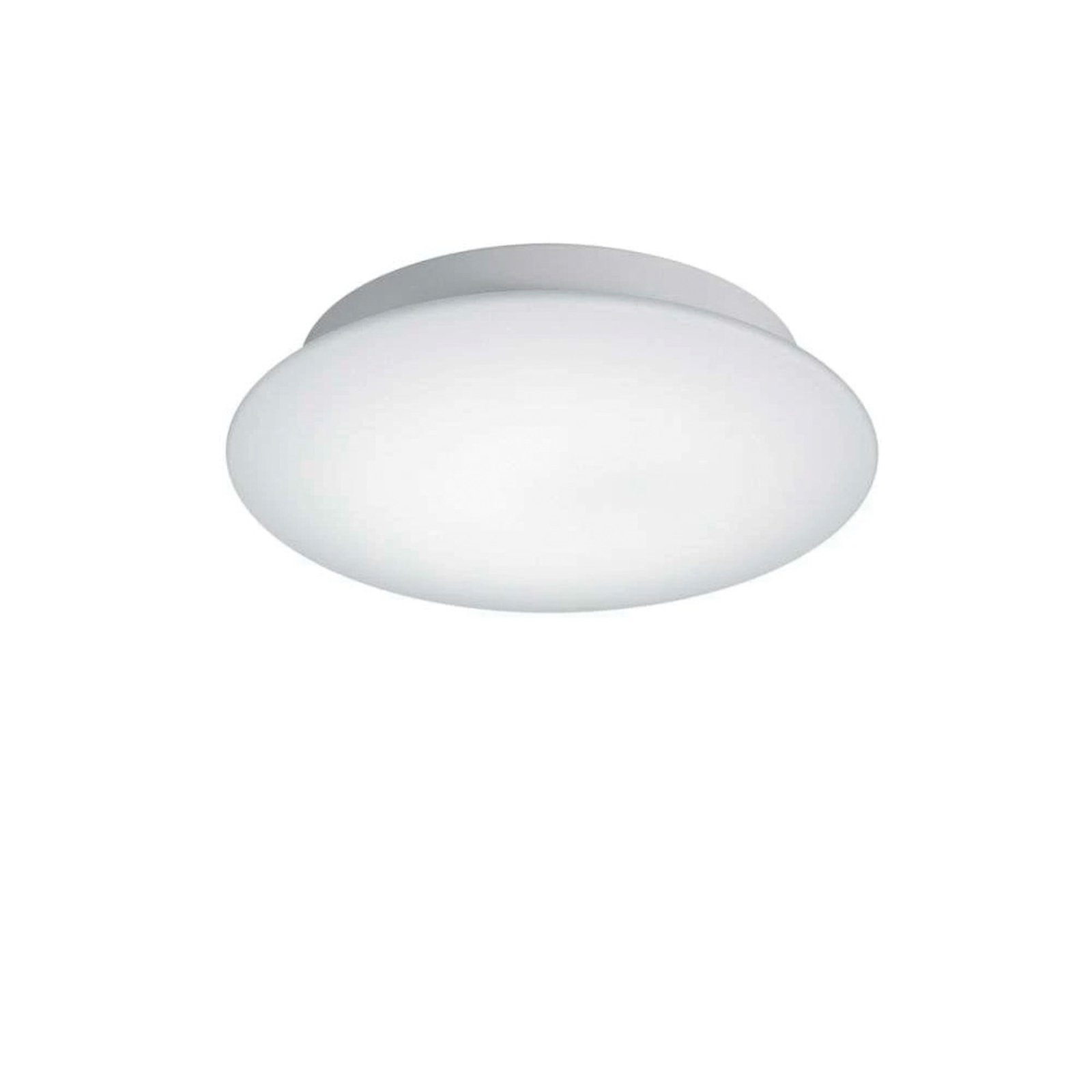 Nurglas Plafonieră Ø32 White/Opal Satin - Bankamp