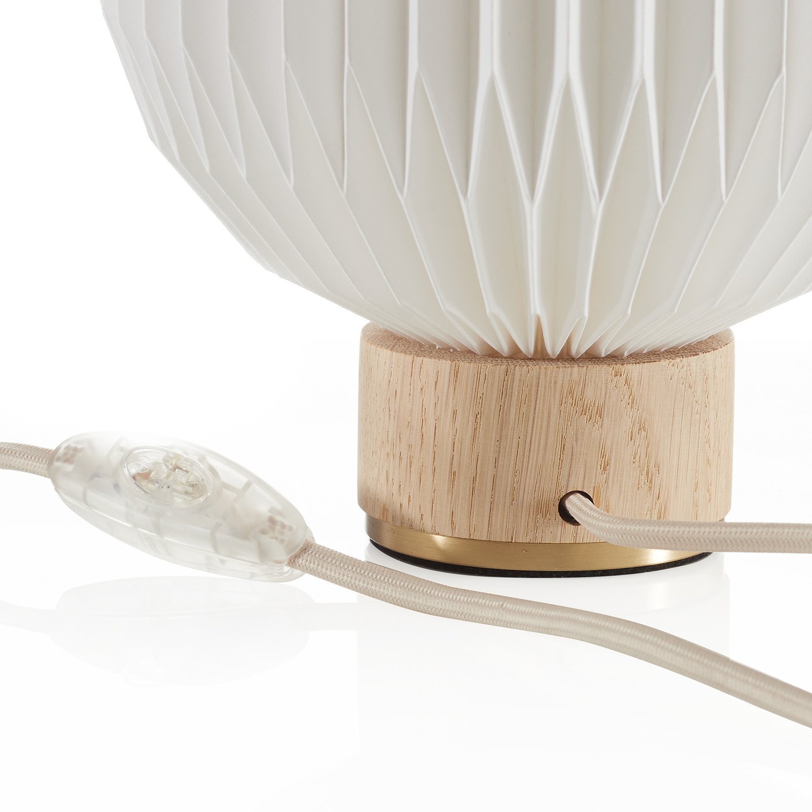 LE KLINT Tischleuchte 375, Ø 18 cm, Papierschirm