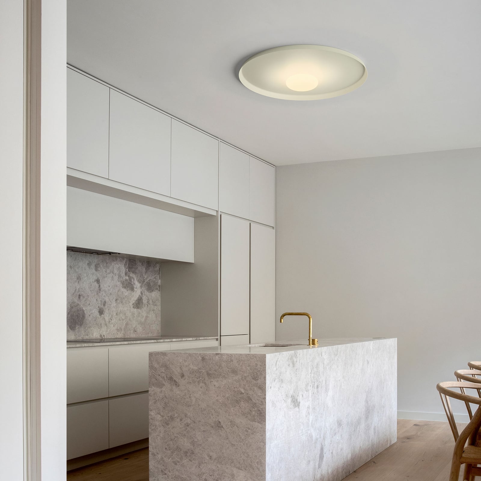 Top LED-Wandleuchte, Ø 60 cm, grün L1 - Vibia