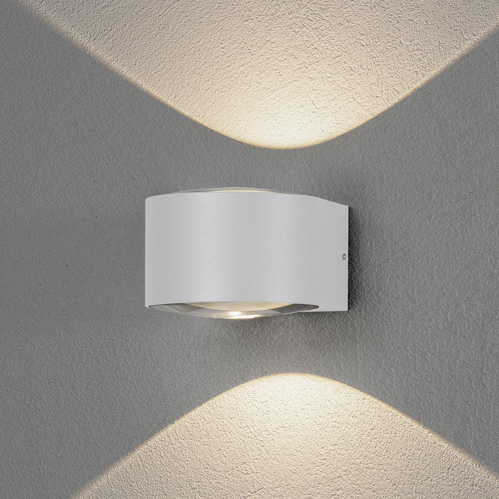 LED kültéri fali lámpa Gela, fel/le, fehér