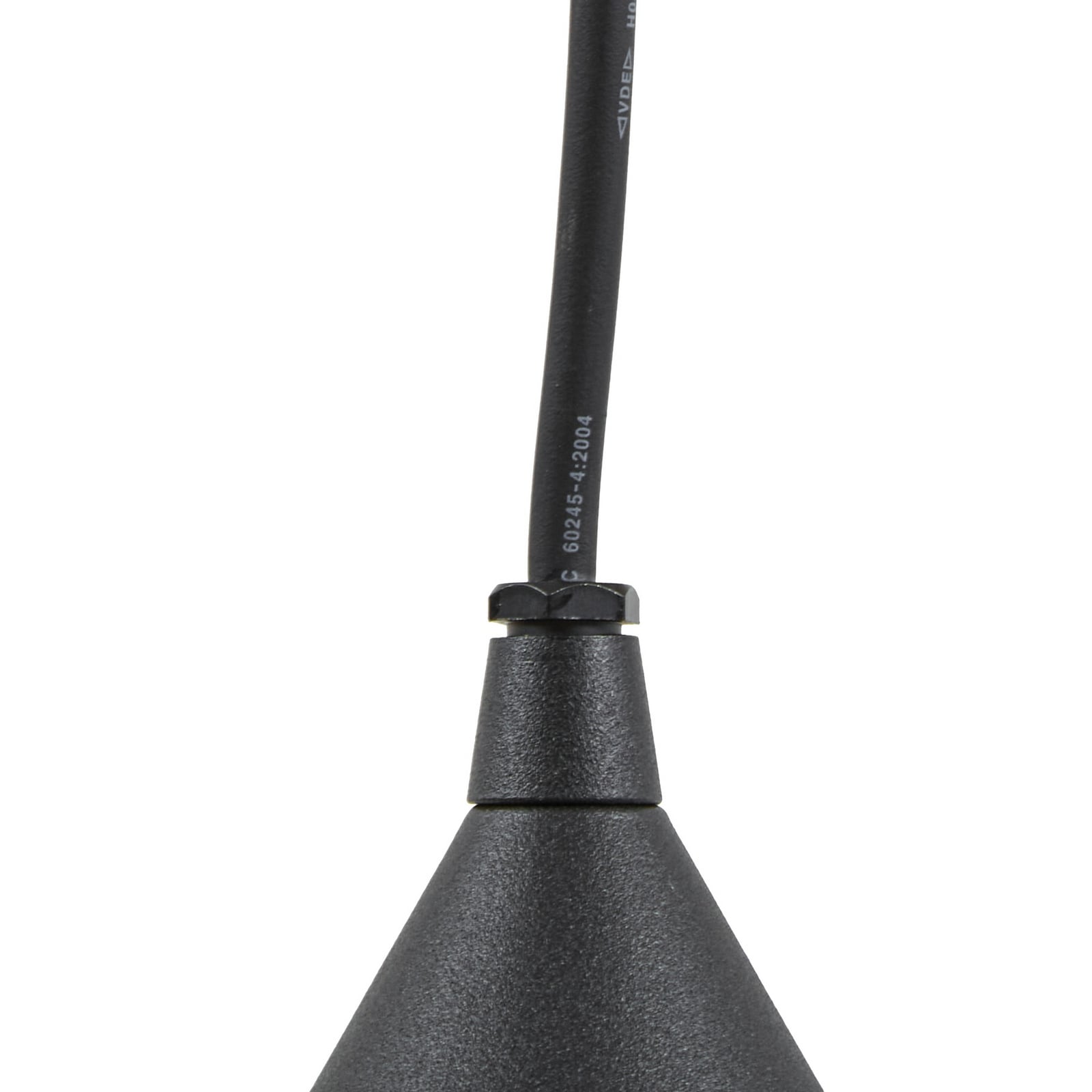 Lindby LED висяща лампа за външно осветление Soran, Ø 15 см, черна, IP44