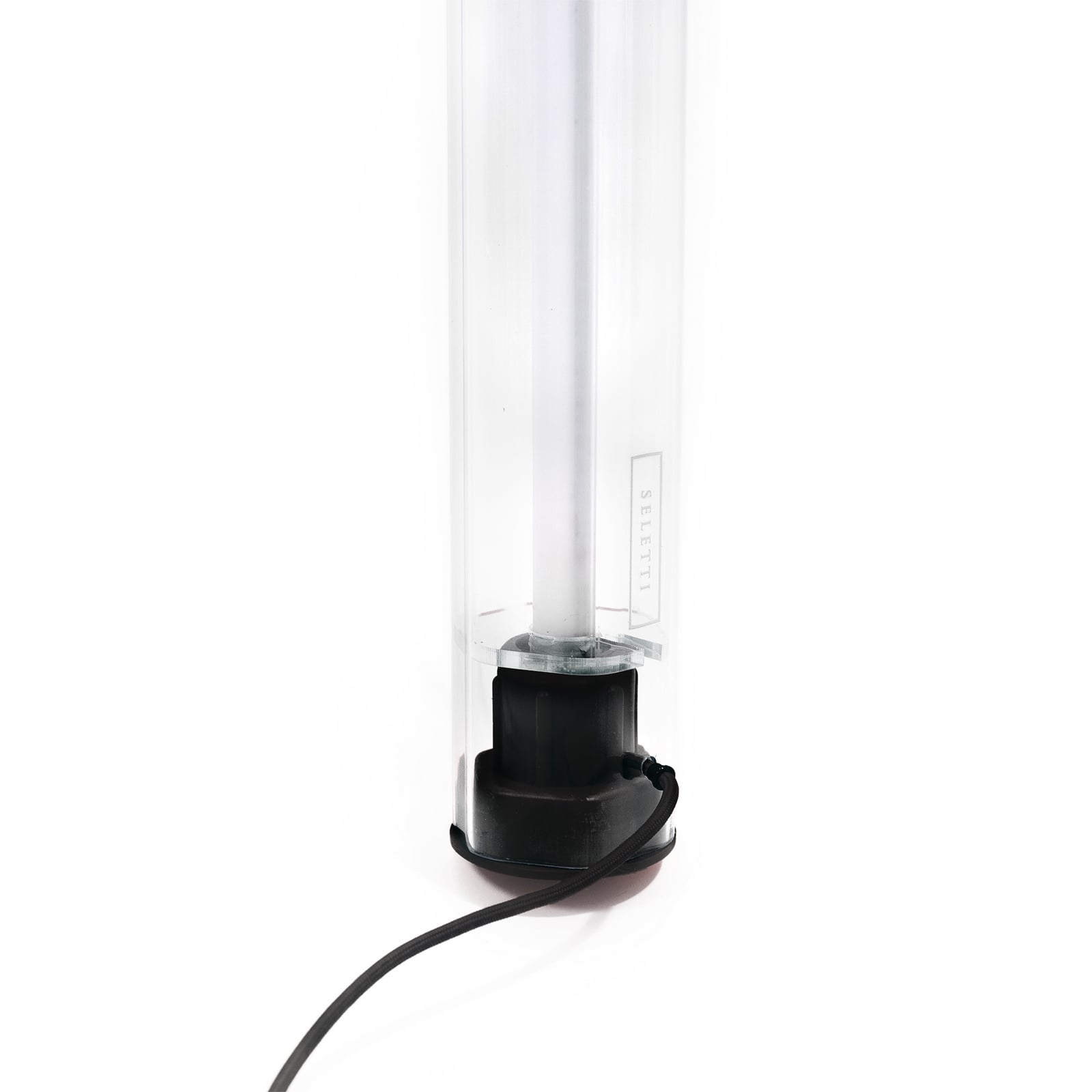 SELETTI LED hanglamp BIC, zwart, lengte 173 cm