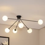 Ceiling light 1082PL_K1, 6-bulb, black