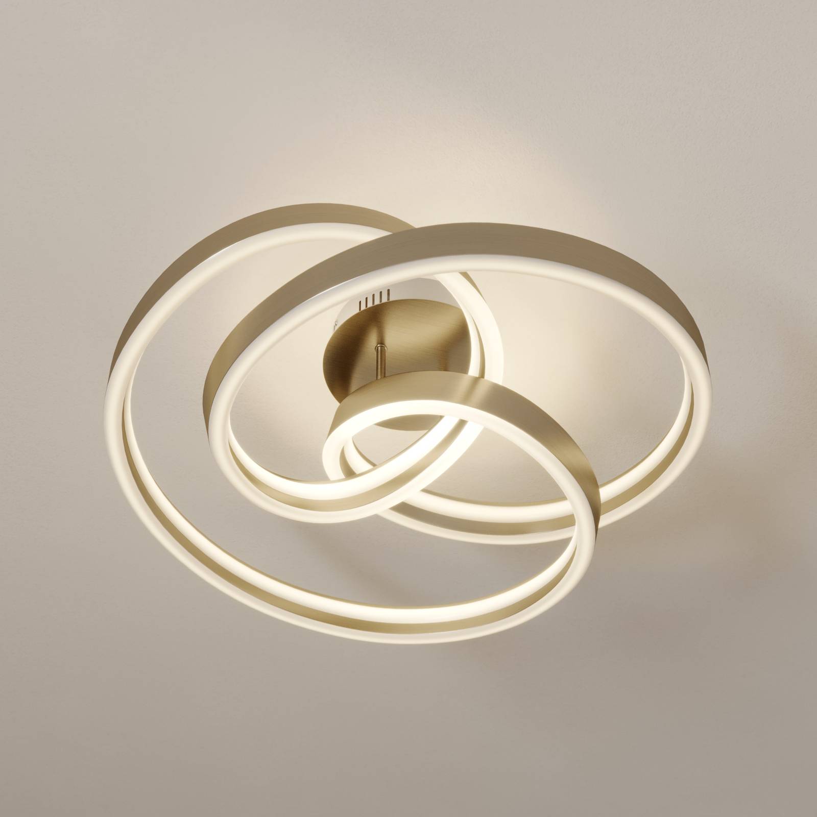 Photos - Chandelier / Lamp Lucande Gunbritt LED ceiling light, 60 cm 