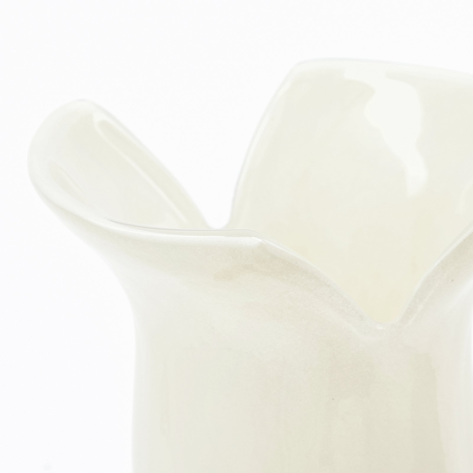 HDCuff Vase, white, height 24 cm, glass - House Doctor