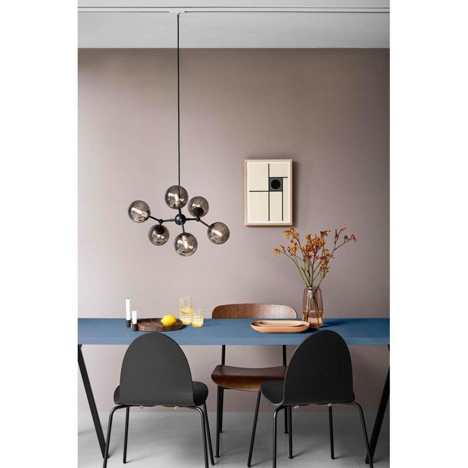 Atom Pendelleuchte Large Antique Brass Halo Design – Esszimmer – Metall