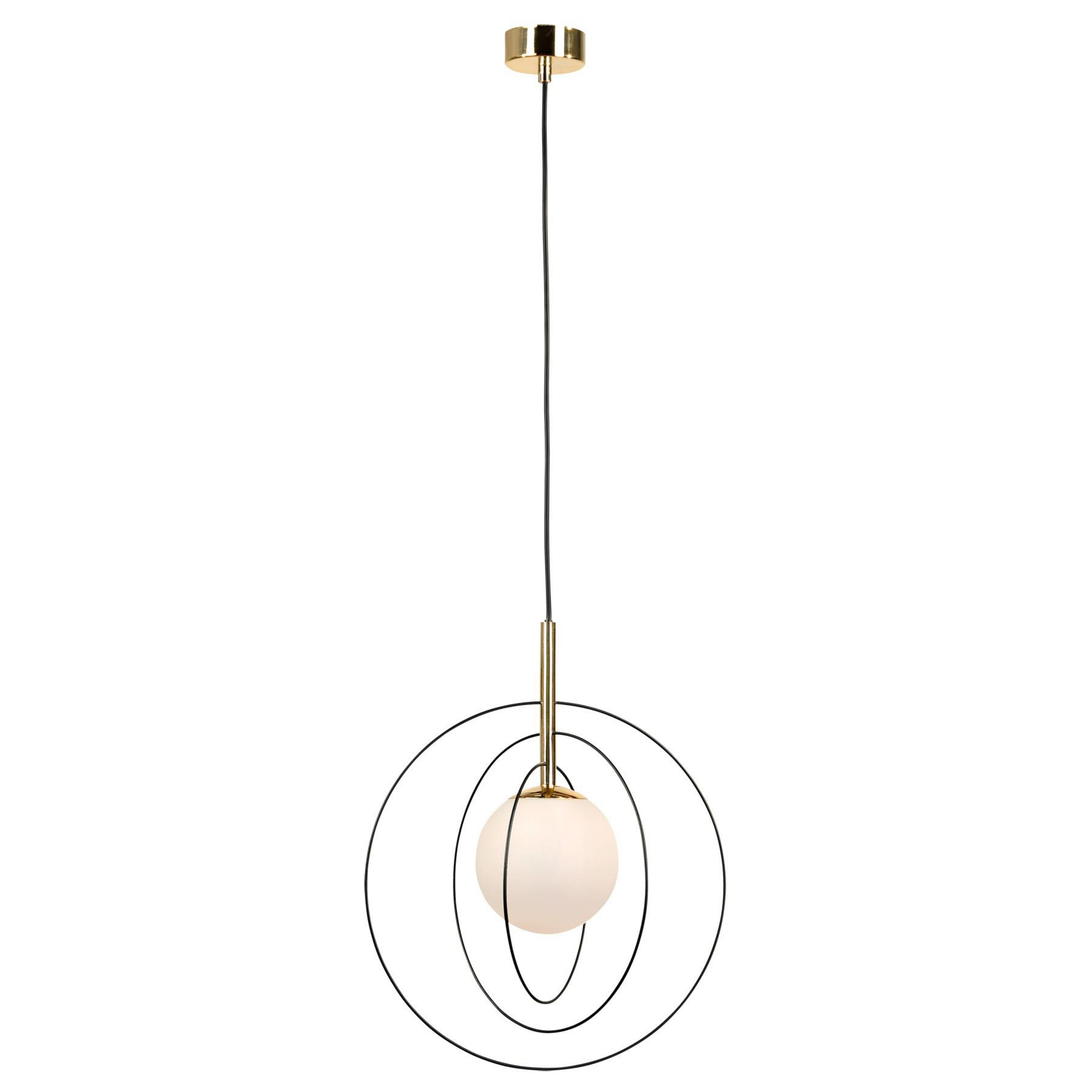 Euluna Hängeleuchte Spinn, 1-flammig, Glas, Ø 35 cm