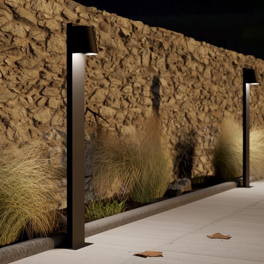 LED-Wegeleuchte Stagnone in Schwarz