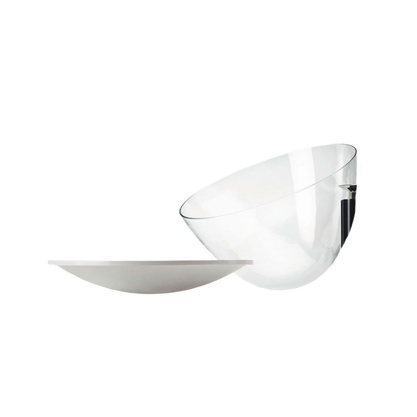 FLOS TACCIA SMALL VETRO/RIFL.BCO OPA/LUC
