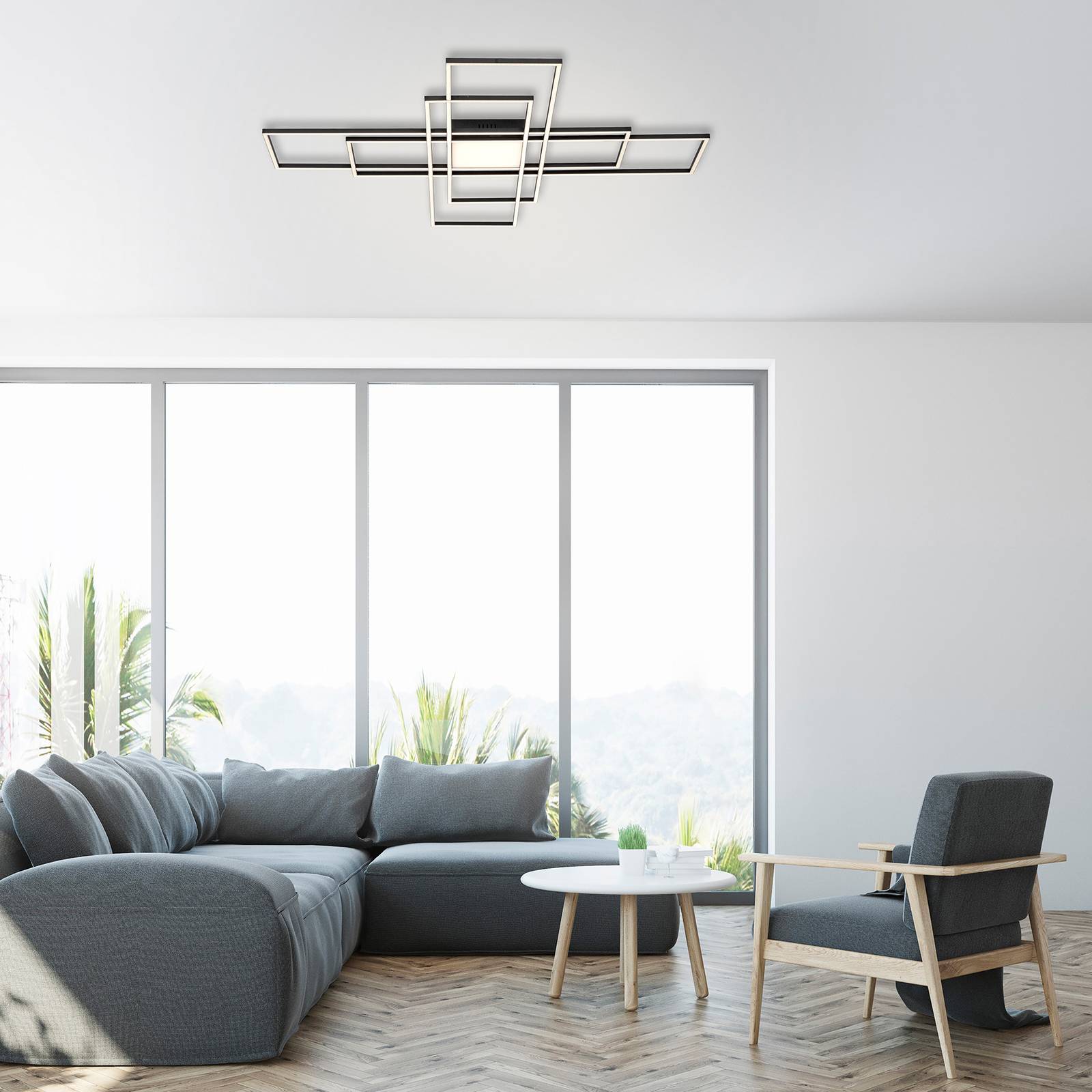 Image of Q-Smart-Home Paul Neuhaus Q-ASMIN plafonnier LED, 110 x 110 cm 4012248366493