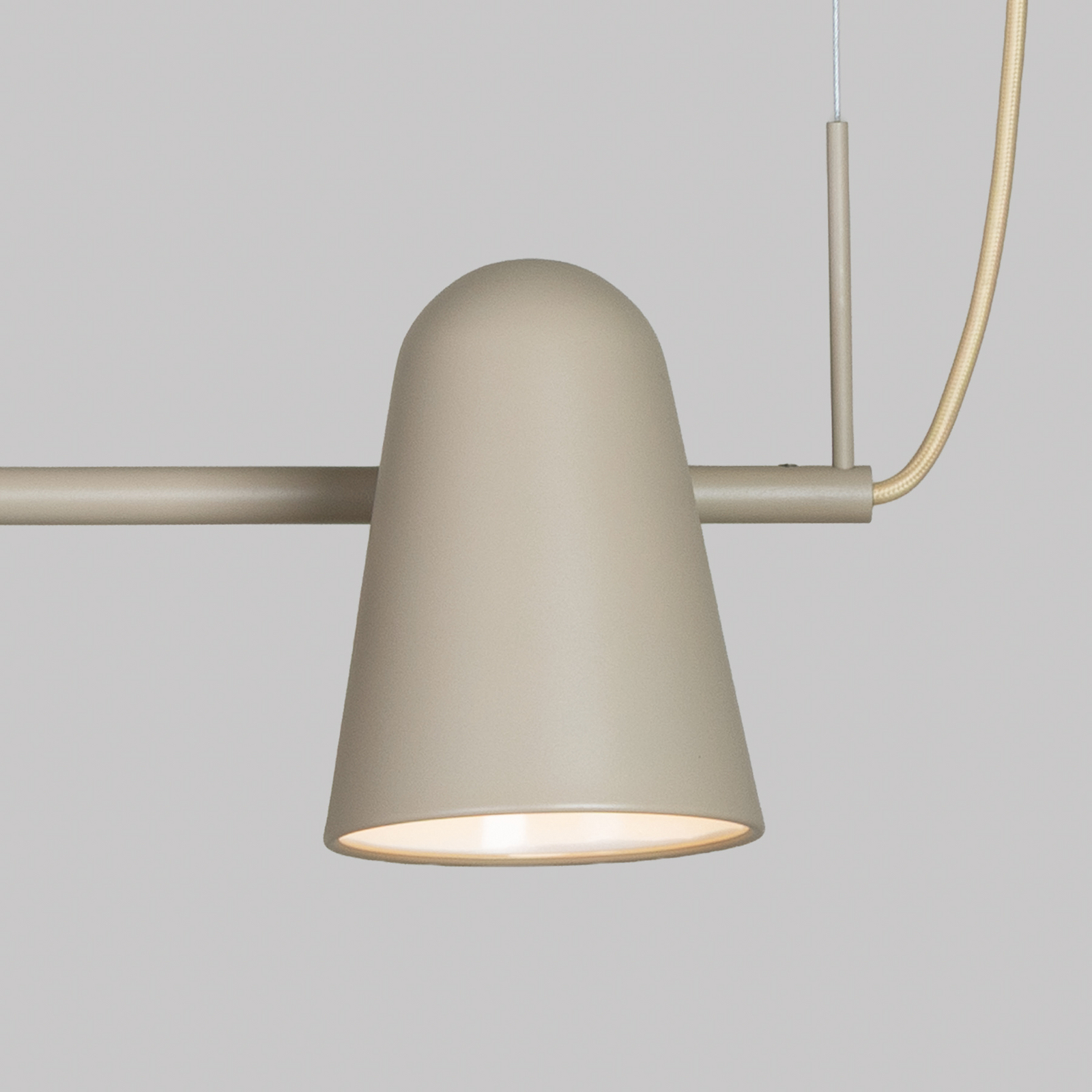 IT'S ABOUT ROMI hanglamp Salamanca, zandkleurig, lengte 80 cm IT'S ABOUT ROMI hanglamp Salamanca, zandkleurig, lengte 80 cm