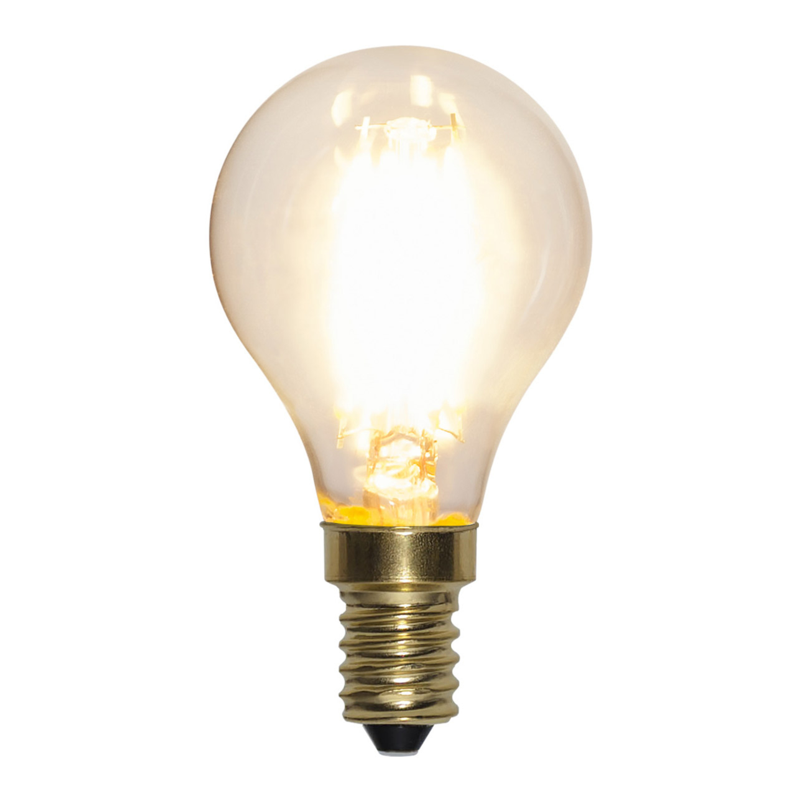 Soft Glow LED-pære E14 4 W 2.100 K dæmpes i 3 | Lampegiganten.dk