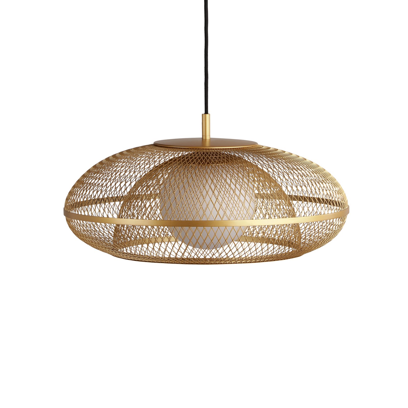 Lampada a sospensione UMAGE Faraday Medium, color ottone, Ø 45 cm