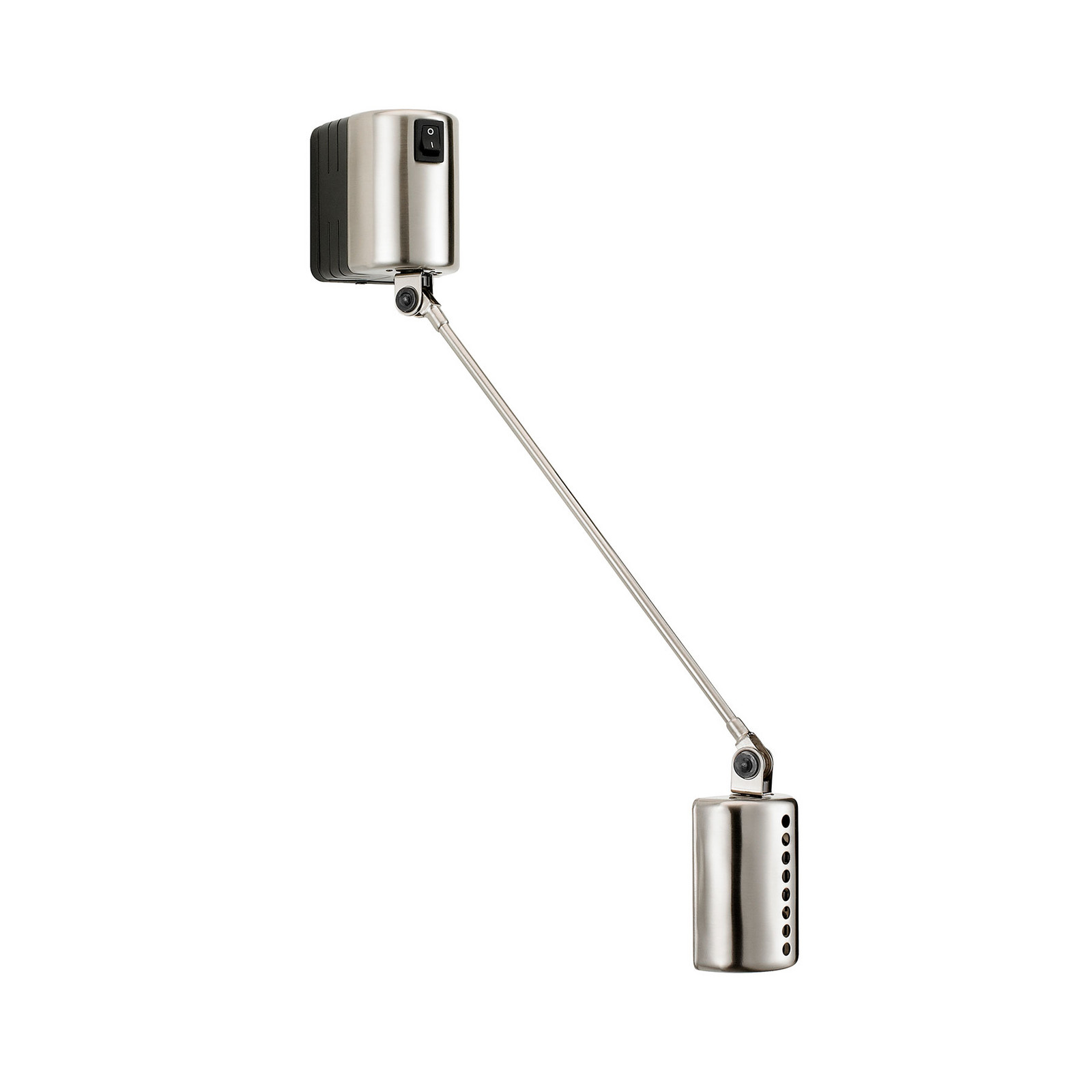 Lumina Daphine Aplică de perete LED 3000K 20cm nichel - Camera de zi / sufragerie - modern - nichel periat - Metal