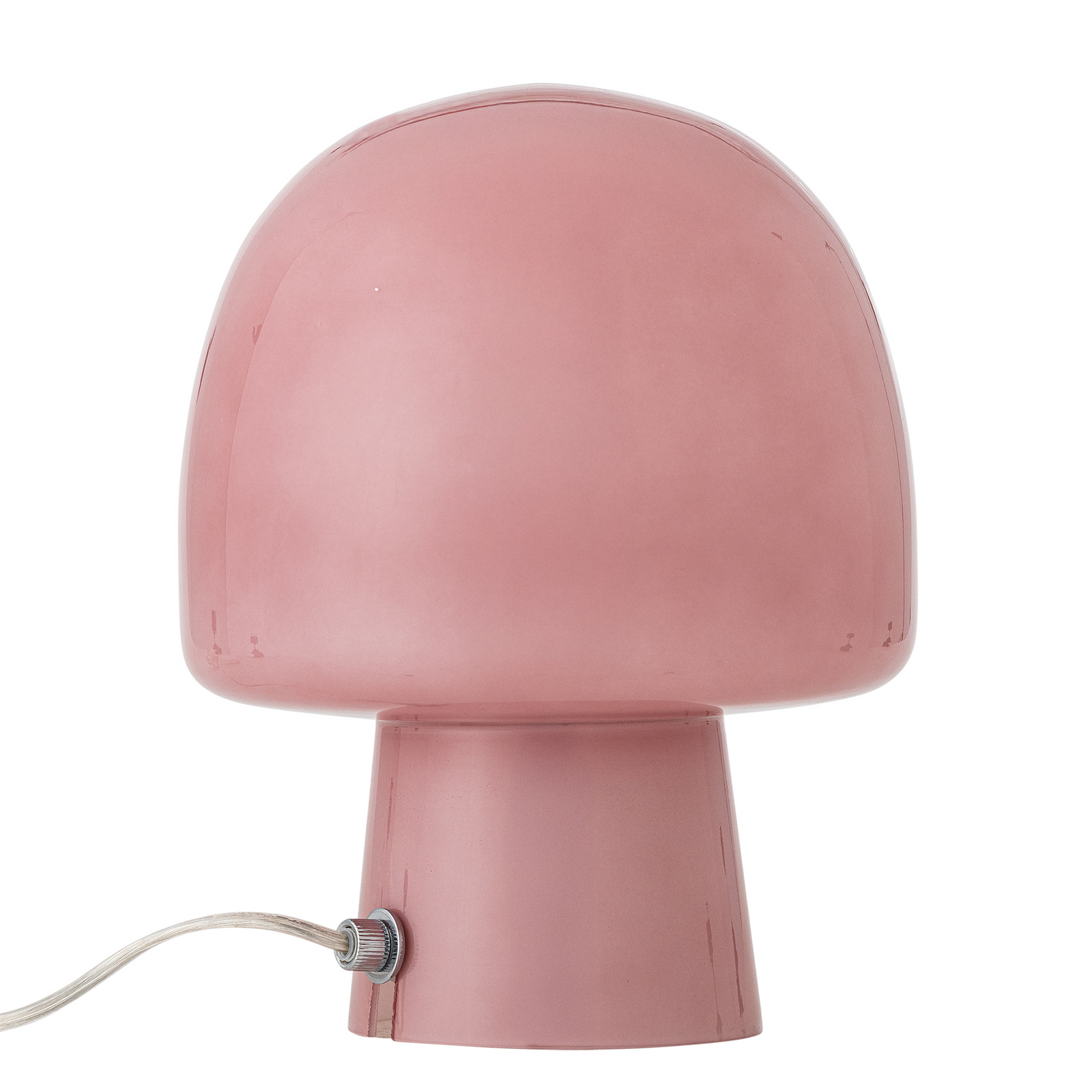 Paddy table lamp, pink, glass, height 26.5 cm - BLOOMINGVILLE
