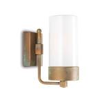 Silindar 3390 vanjska zidna svjetiljka, antikni mesing/opal