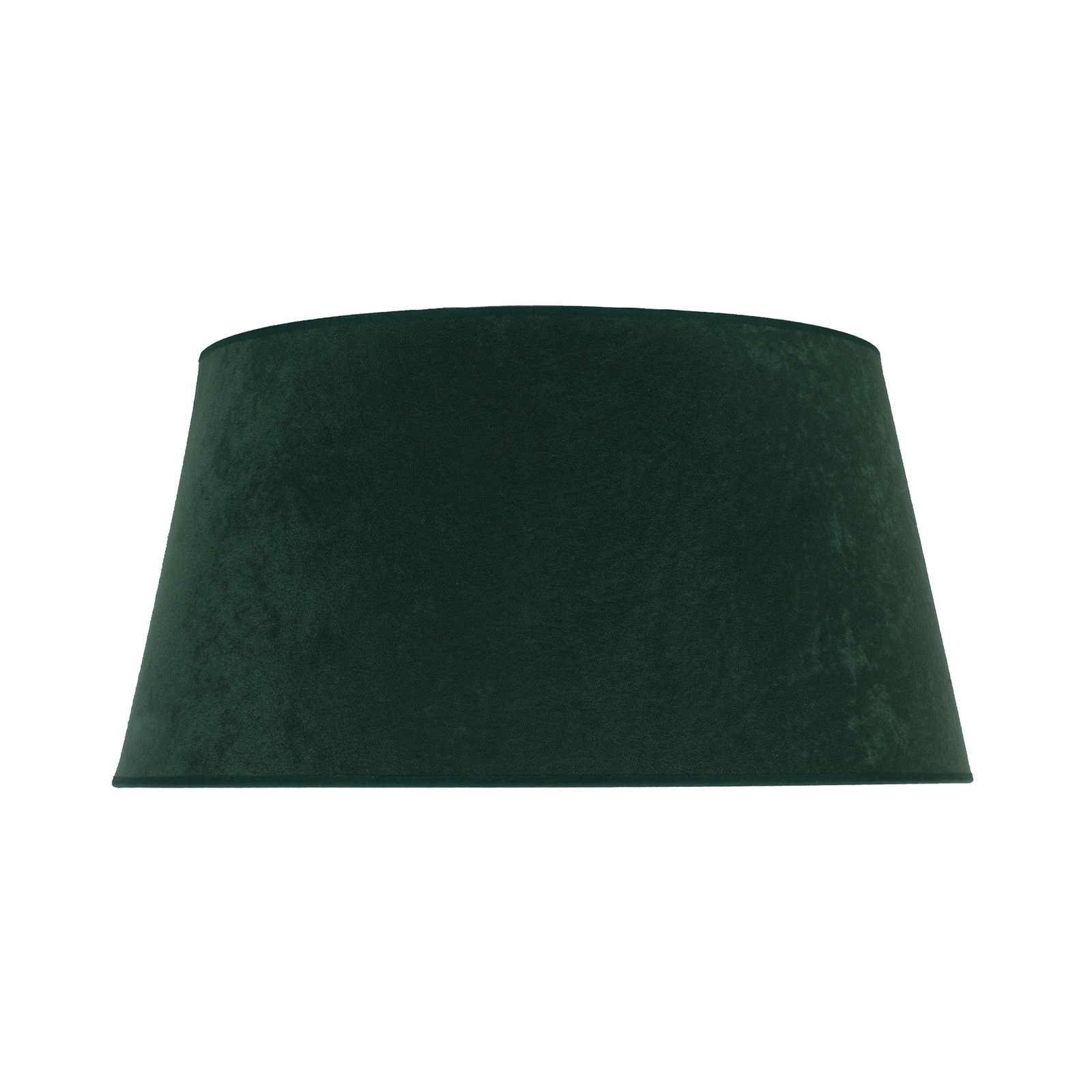 Cone lampeskærm, højde 25,5 cm, mørkegrøn/guld