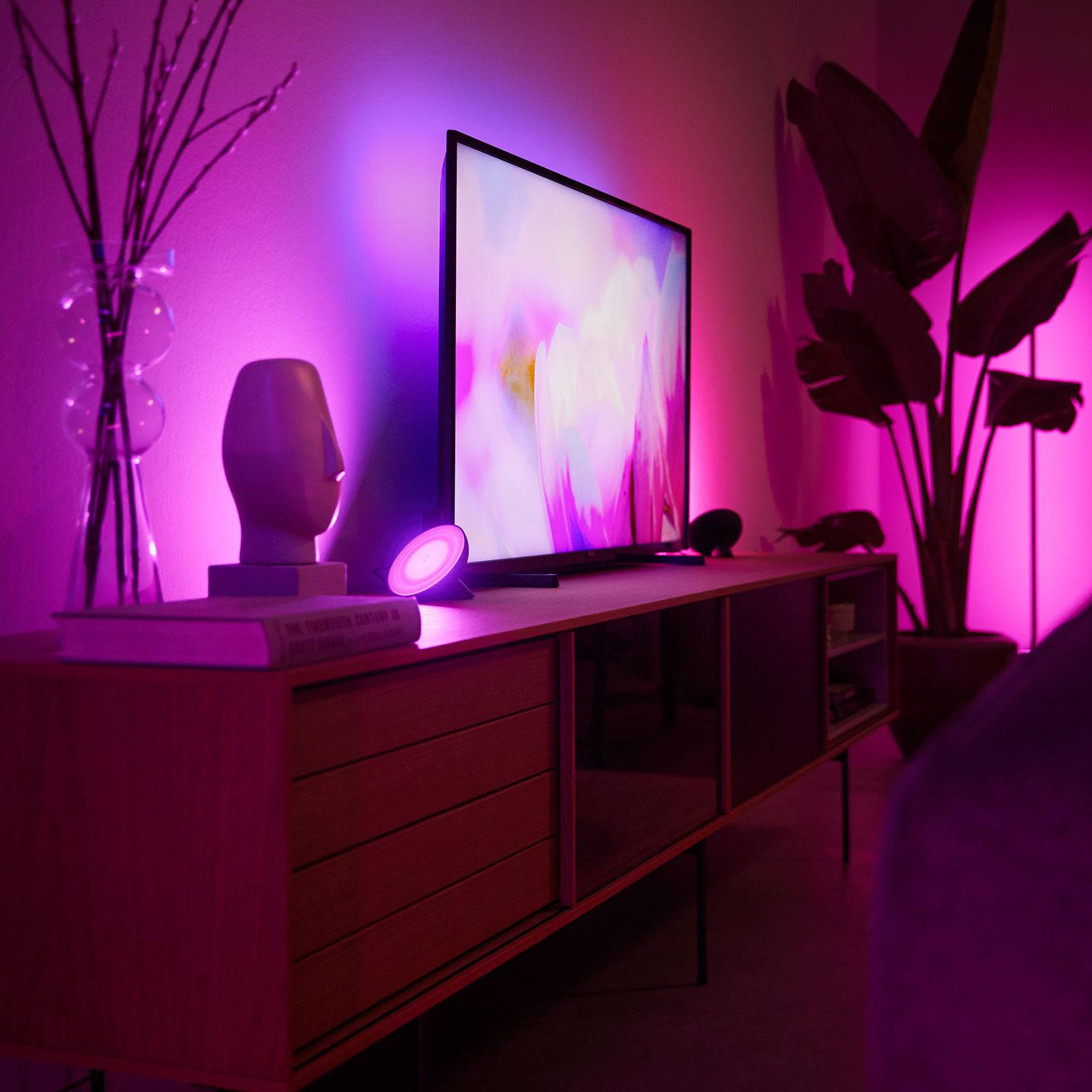 Philips Hue Bloom lampa stołowa czarna white&color