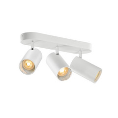 SLV Asto Tube spot GU10 3 luci lineare bianco