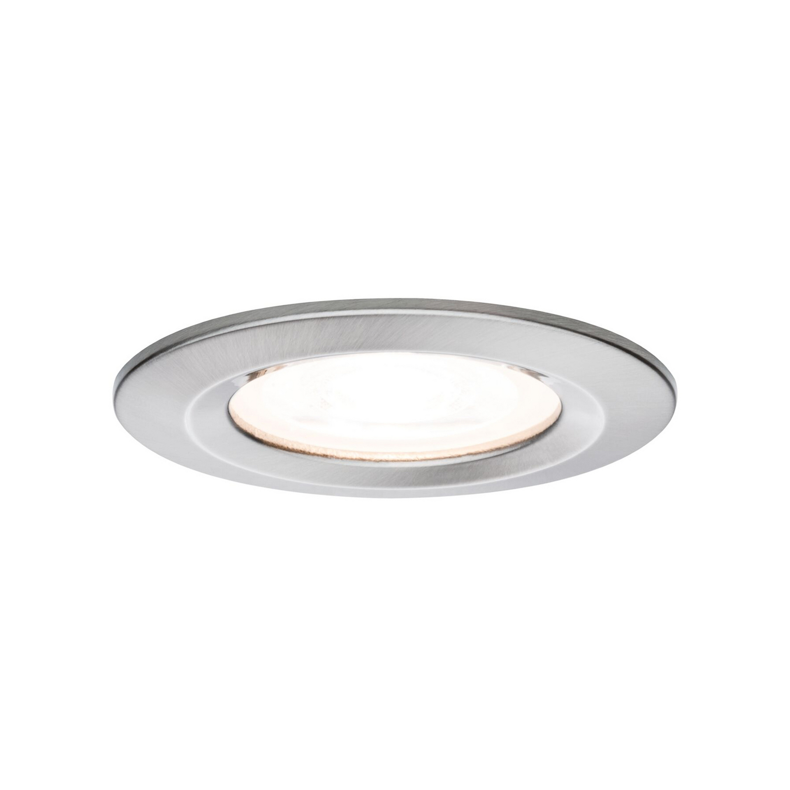 Paulmann Nova 3-pak reflektora, okrugli, fiksni, željezni, IP44, GU10, 2.700 K Paulmann Nova 3-pak reflektora, okrugli, fiksni, željezni, IP44, GU10, 2.700 K