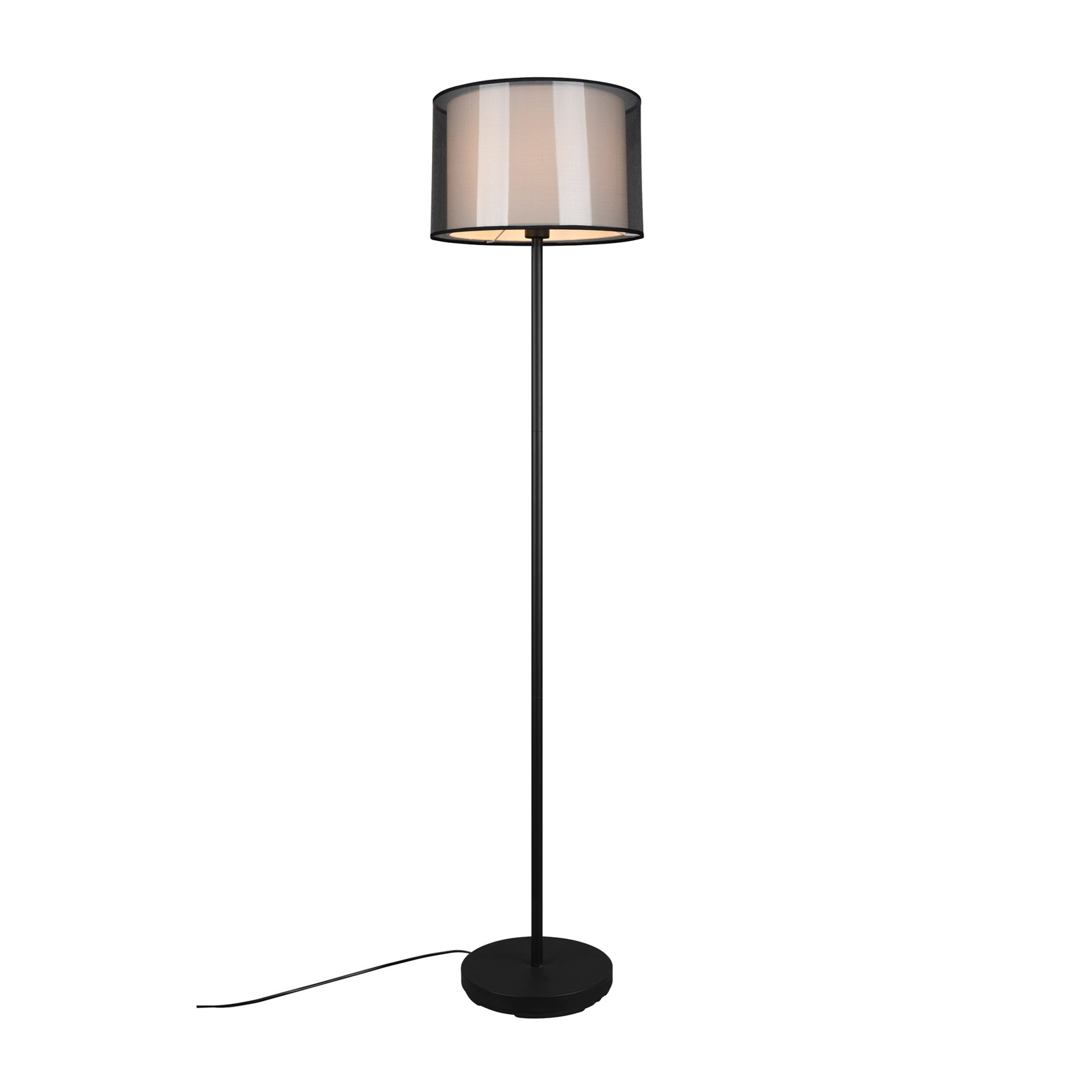 Burton floor lamp with double shade