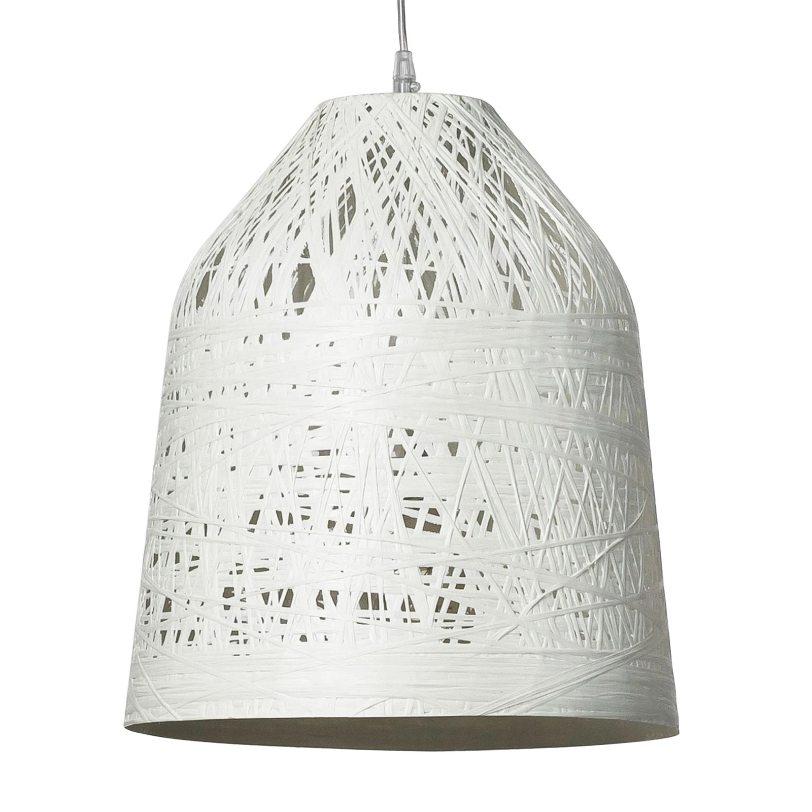 Karman Black Out Außen-Hängeleuchte, Ø 35 cm, klar