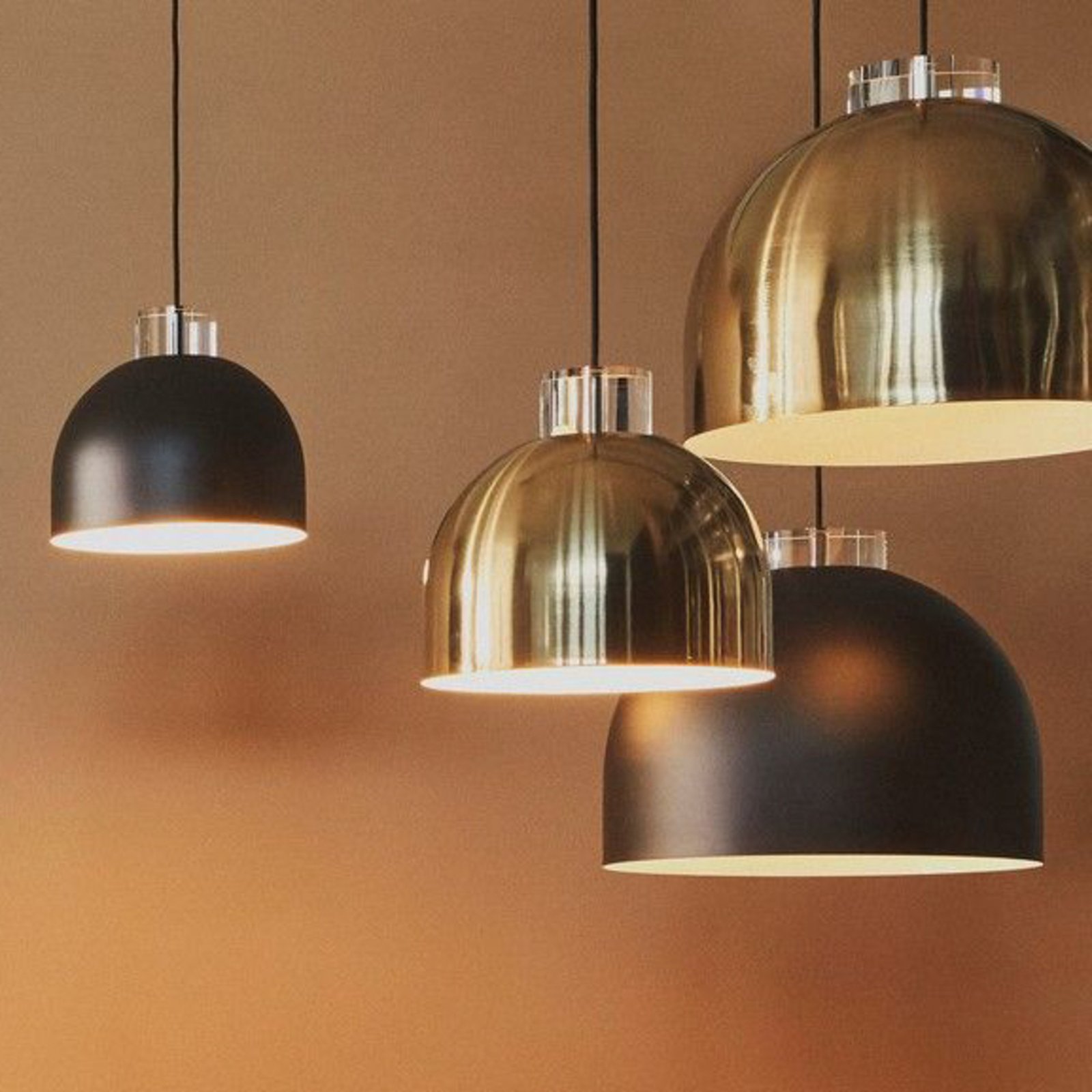 Luceo Round Lampa Wisząca Ø28 Złota/Przezroczysty/Przezroczysta - AYTM