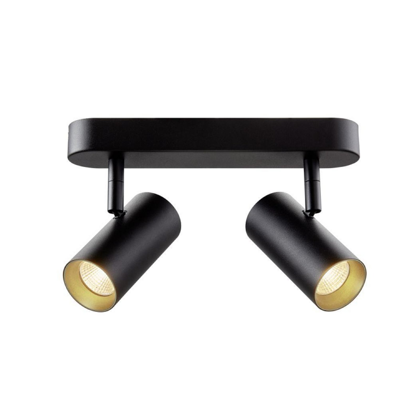 SLV Spot pour plafond LED Noblo, noir, 2 700 K, longueur 24 cm